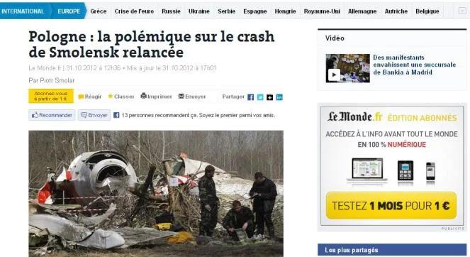 Le Monde o Polsce: psychodrama, polityczna histeria