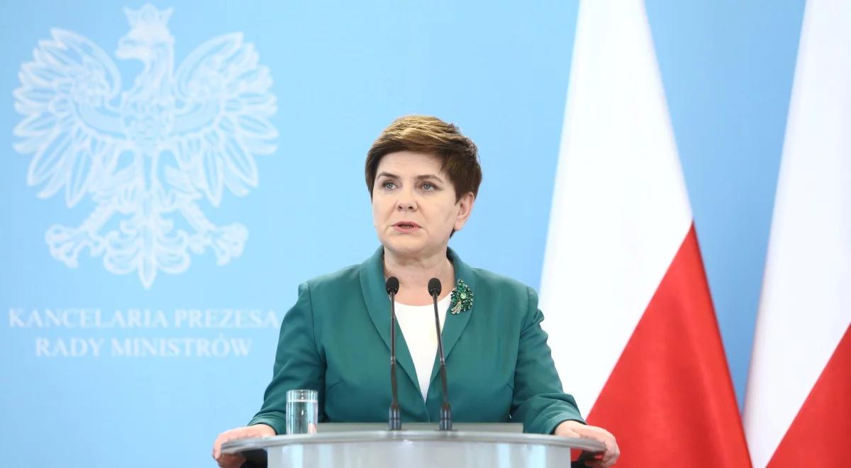 Beata Szydło: w przyszłym tygodniu KE otrzyma informację ws. TK