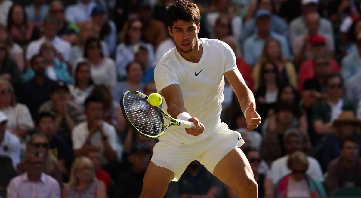 Wimbledon: Carlos Alcaraz gra dalej! Hiszpan szybko poradził sobie z Rune