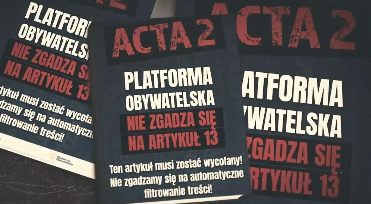 Prawo i Sprawiedliwość zaprezentowało nowy spot. Przypomina zachowanie europosłów PO ws. ACTA2