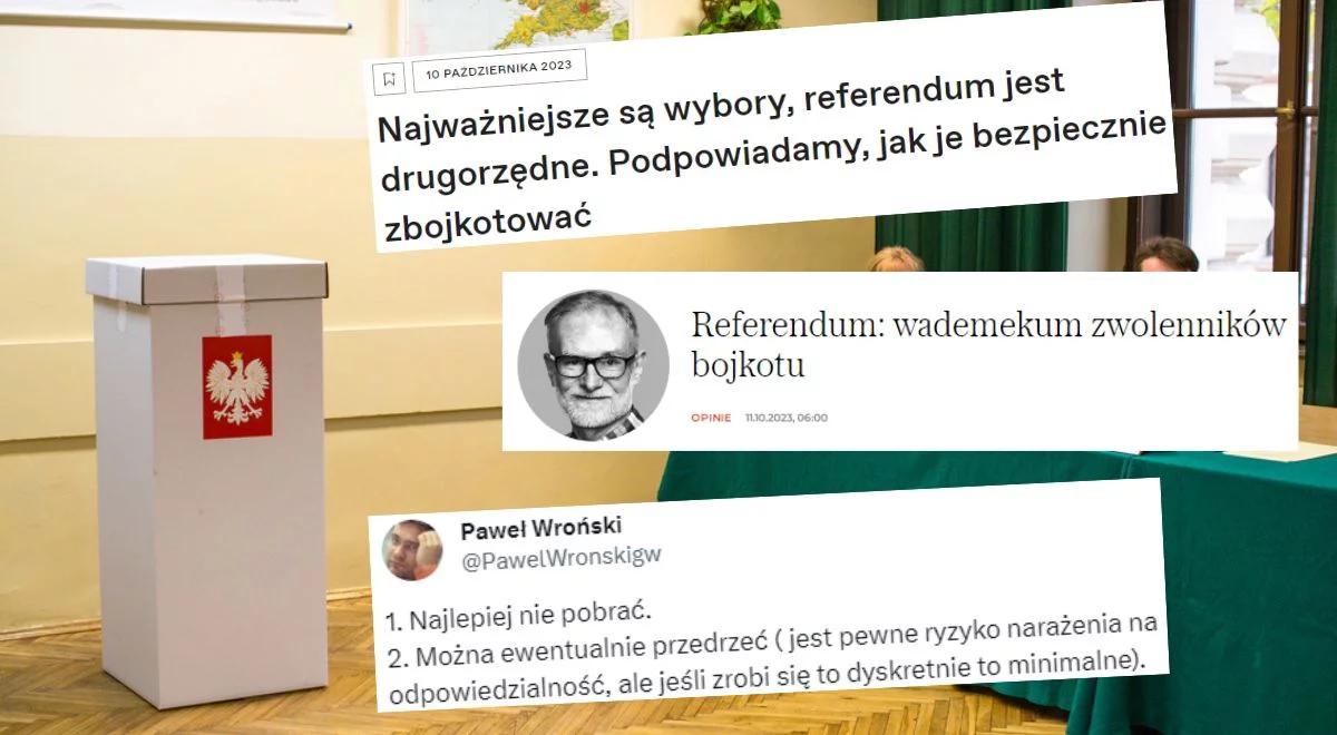 "Wyborcza" i OKO.press zachęcają do bojkotu referendum. Politolog: to niszczenie kultury demokratycznej