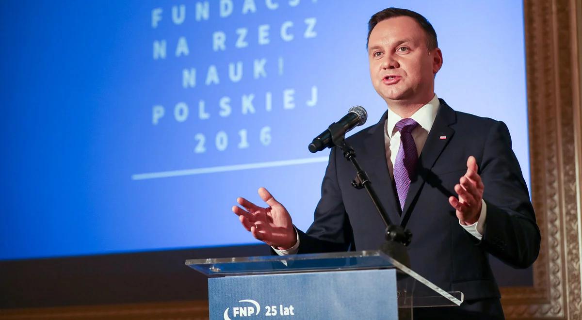Prezydent Andrzej Duda: czekam na Nobla dla polskiego naukowca