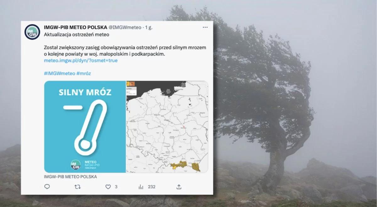 IMGW wydało alerty. Silny wiatr na Wybrzeżu, mróz na południu kraju