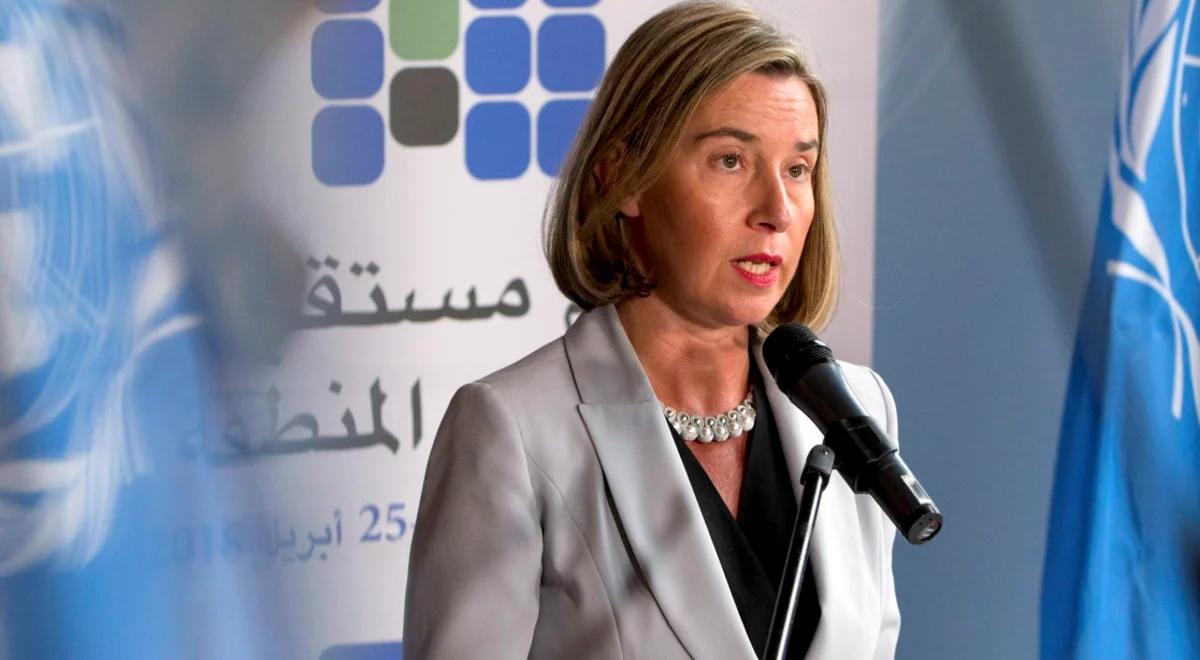 Mogherini: O przyszłości Syrii powinni decydować Syryjczycy