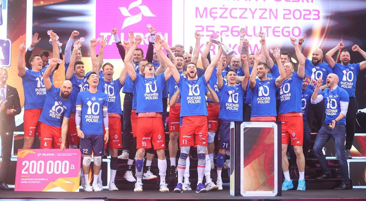 TAURON Puchar Polski: ZAKSA sięga po trofeum. Obrońcy tytułu nie zawiedli