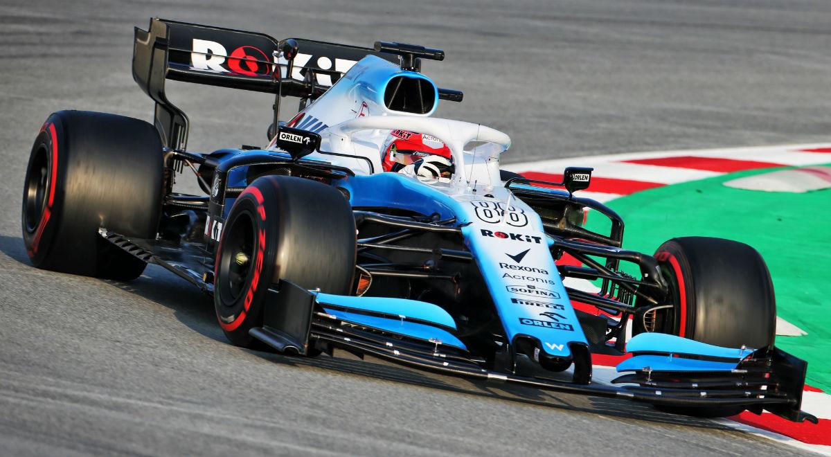 Formuła 1: Robert Kubica testował na torze w Barcelonie. Williams łapie rytm