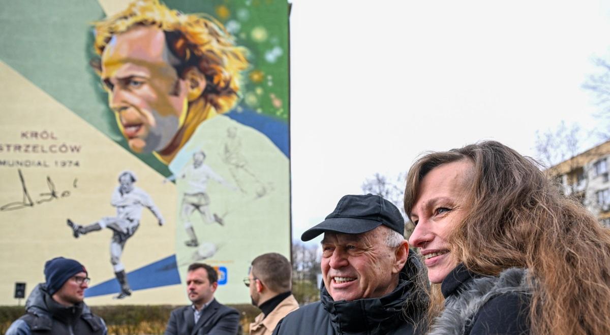 Mural Grzegorza Laty odsłonięty w Mielcu. "Mam nadzieję, że będzie inspiracją"