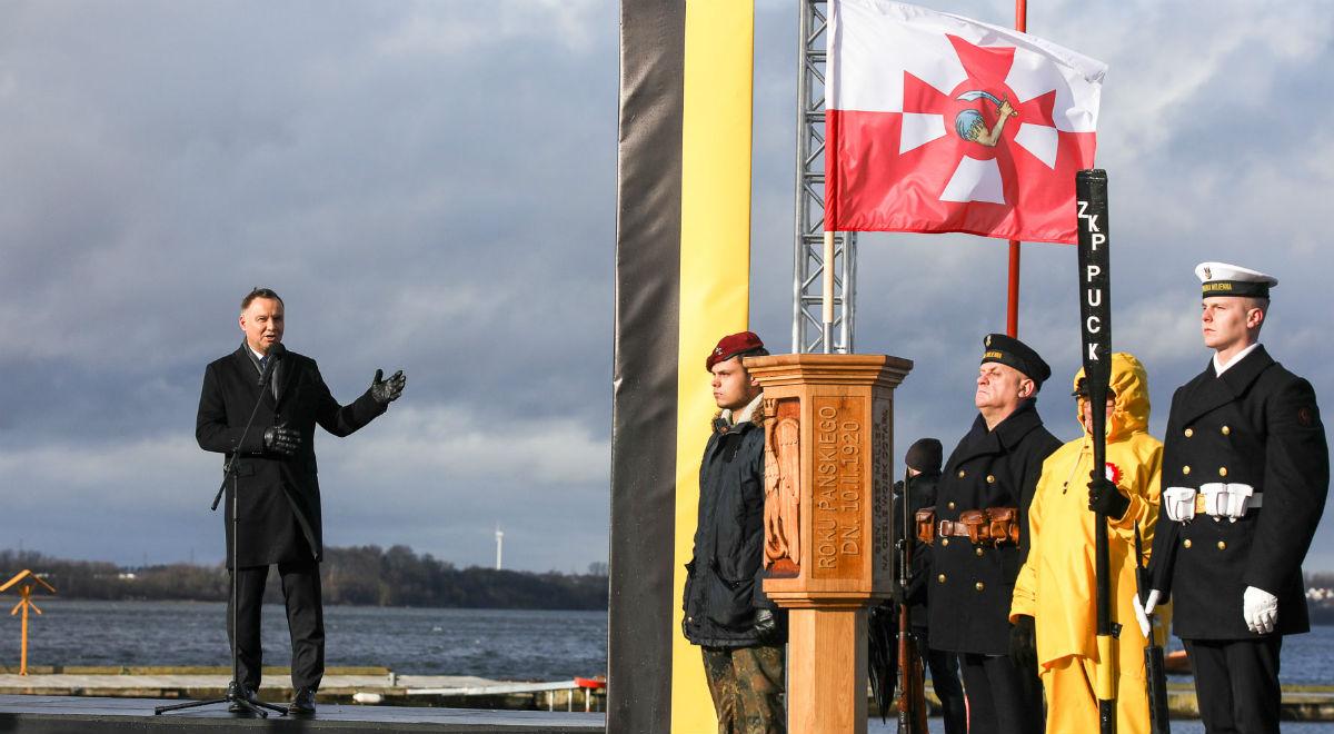 Prezydent: powrót Polski nad morze jednym z wydarzeń, które nas ukształtowały