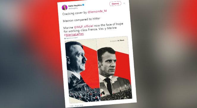 Francja: Emmanuel Macron jak Adolf Hitler? "Le Monde" już przeprosił za okładkę