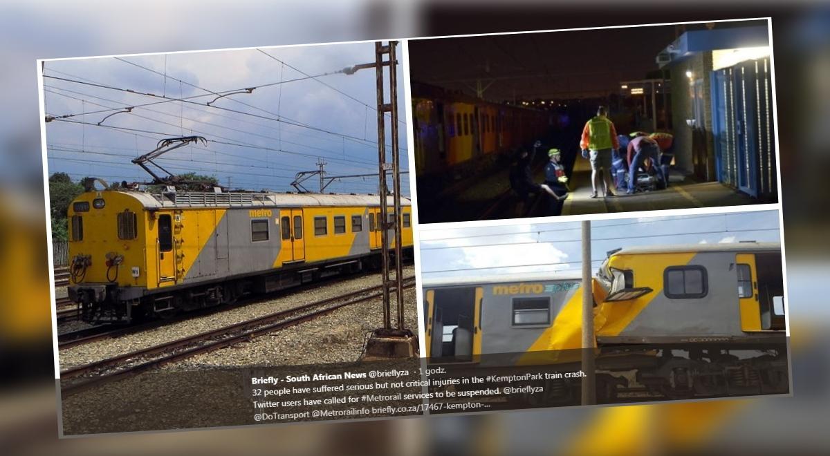 Republika Południowej Afryki: wypadek pociągu pasażerskiego