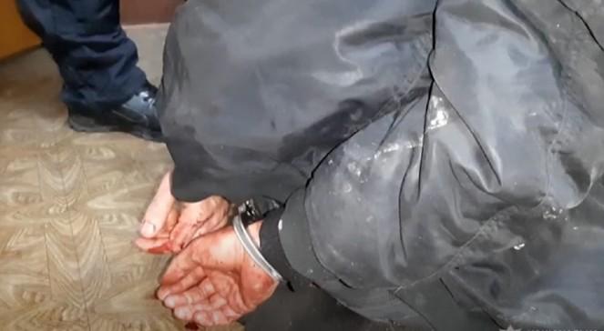 Horror na Ukrainie. Mężczyzna chodził po mieście, trzymając w rękach ludzką głowę