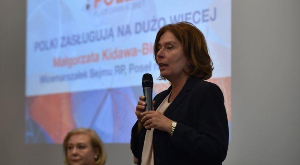 Małgorzata Kidawa-Błońska: wybór szefa partii to konieczność