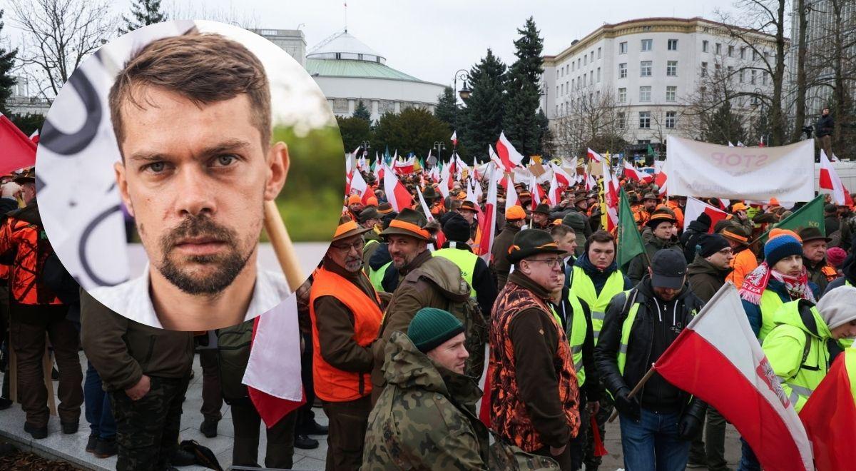 Protest rolników. Kołodziejczak chce embarga na żywność z Rosji i Białorusi