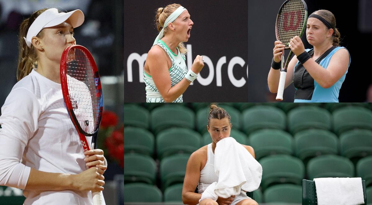 Wimbledon 2023: Rybakina, Sabalenka, Kvitova, Ostapenko - tylko jedna z nich może zagrać z Igą Świątek