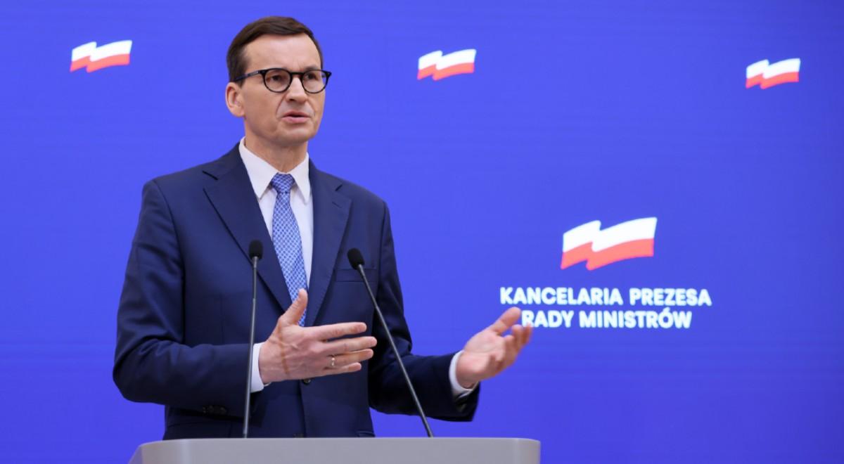 "Koniec z nabijaniem rosyjskiej kasy, trzeba zamrozić ceny gazu". Premier apeluje do KE