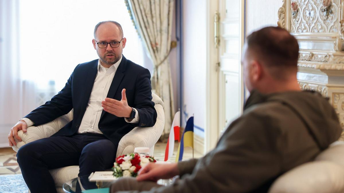 Wizyta polskich ministrów w Kijowie. Spotkali się z szefem kancelarii Wołodymyra Zełenskiego
