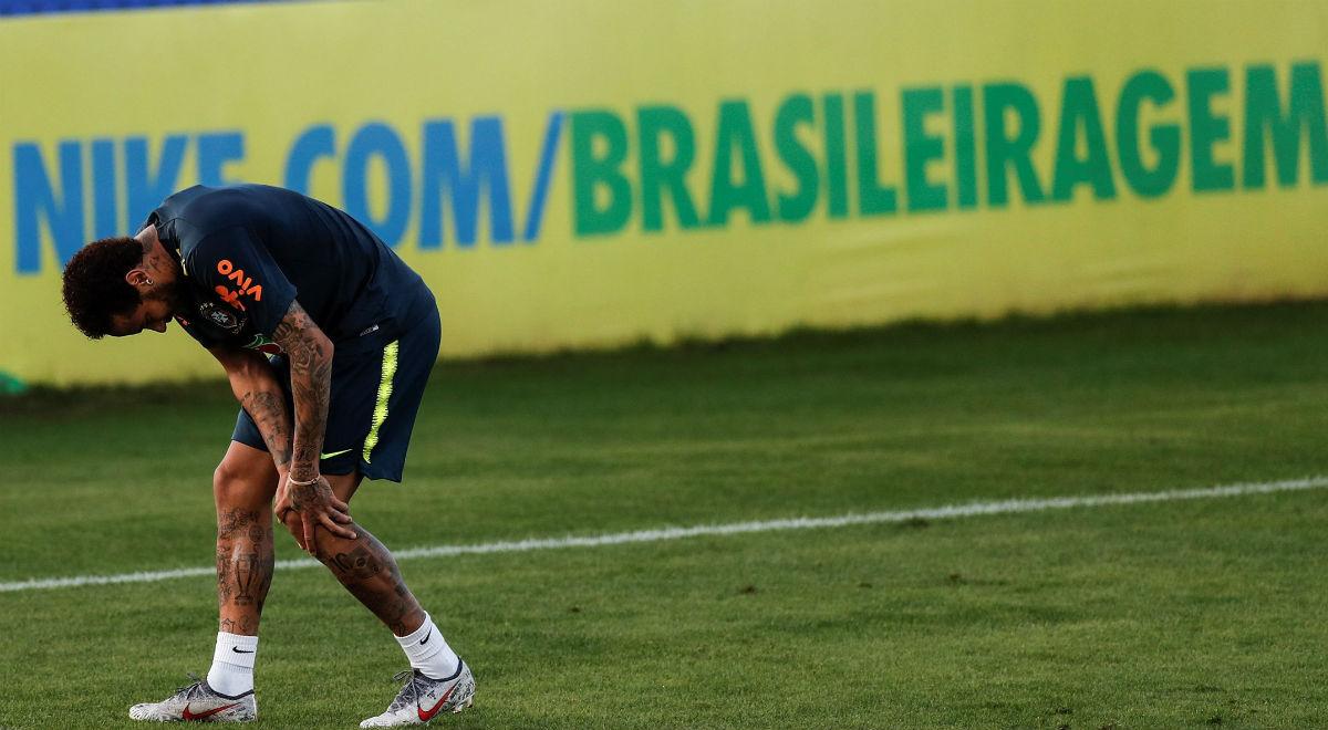 Copa America 2019: problemy Brazylijczyków? Neymar z bolącym kolanem opuścił trening