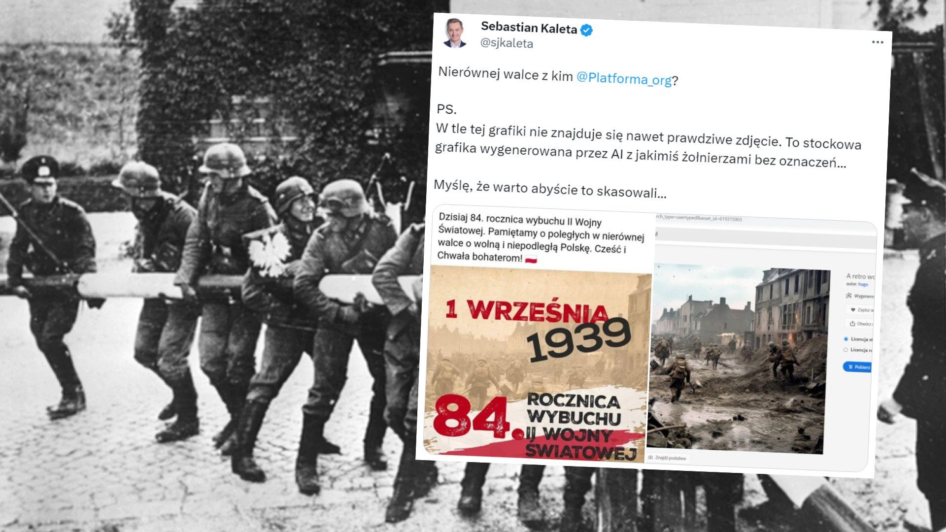 "Skasujcie to". Platforma Obywatelska zapomniała, kto napadł na Polskę w 1939 roku?