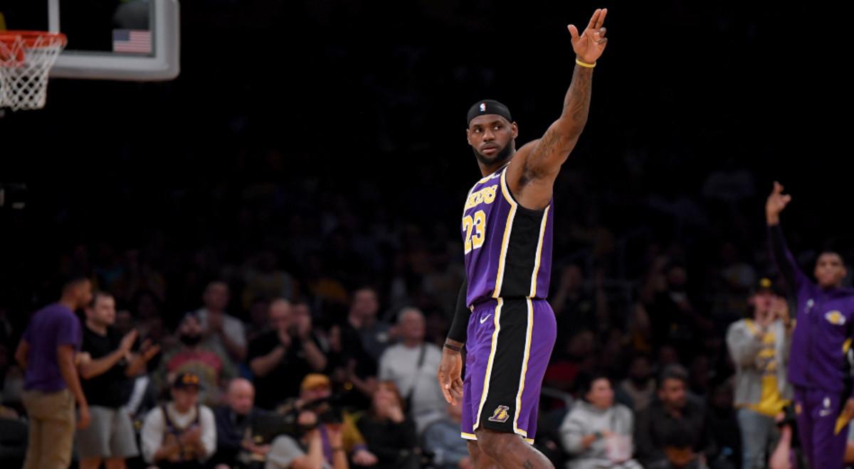 NBA: świetny mecz LeBrona Jamesa. Poprowadził Lakers do zwycięstwa