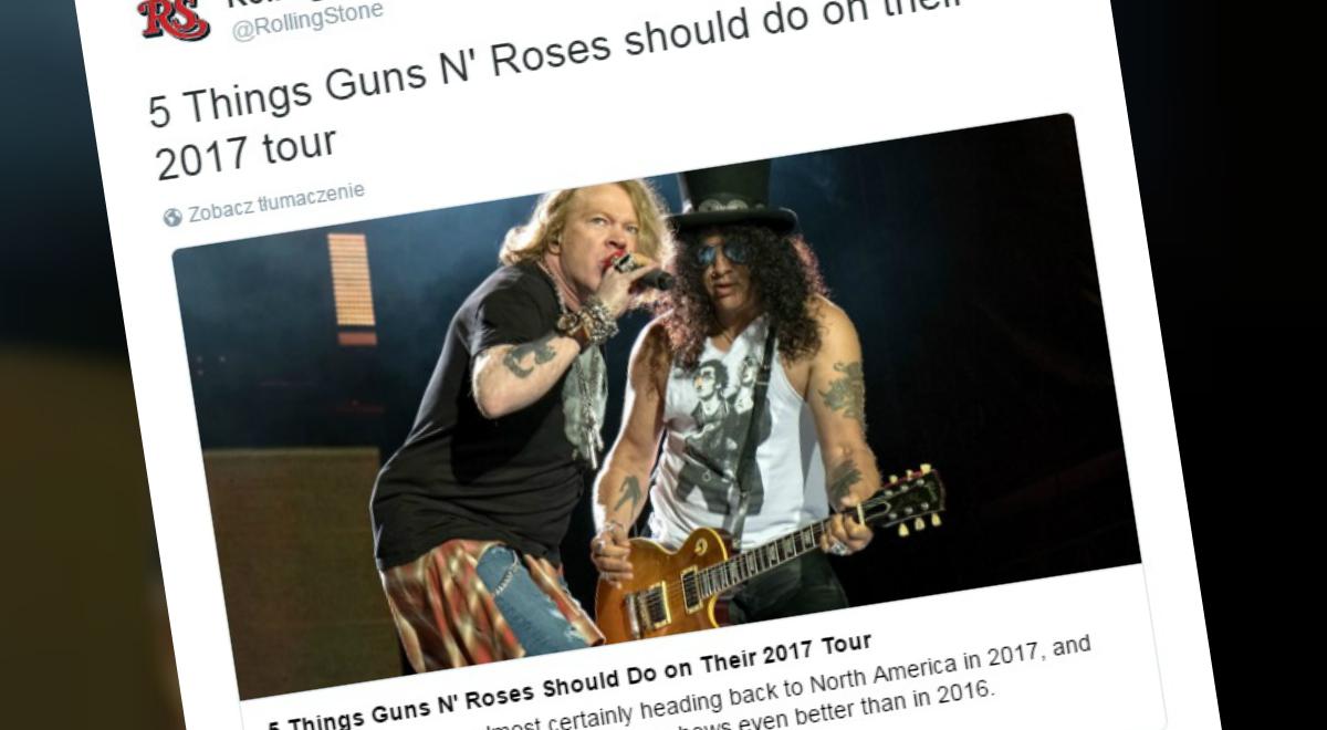 Guns N' Roses w Polsce. Legendy rocka po latach zagrają koncert w Gdańsku!