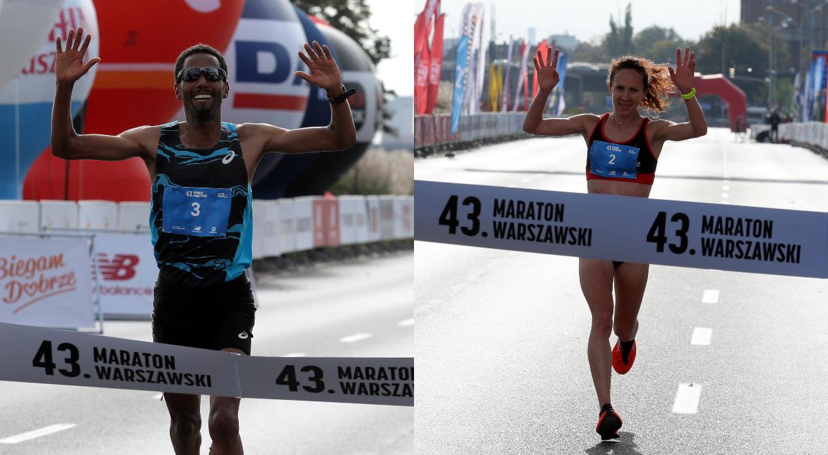 Yared Shegumo i Monika Andrzejczak wygrali 43. Maraton Warszawski