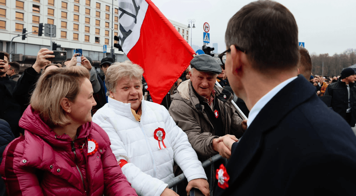 Premier Morawiecki: niech żyje Polska. Wolna, demokratyczna i niepodległa
