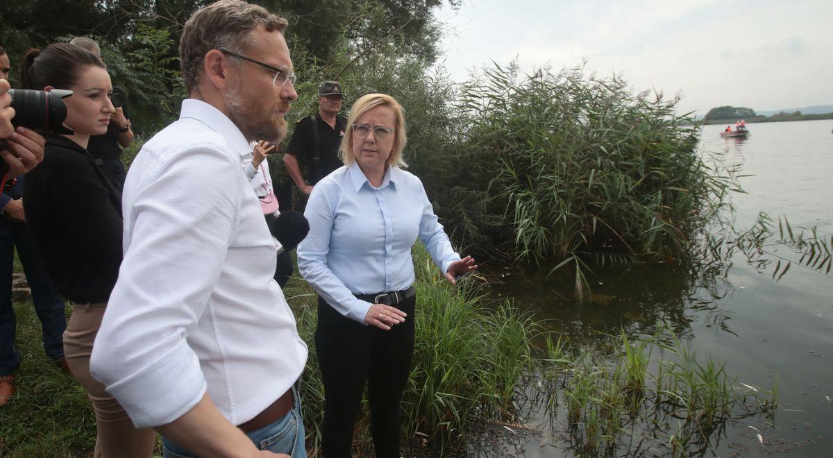 "Złote algi" w Odrze. Minister Moskwa: musimy sprawdzić dlaczego pojawiły się w rzece