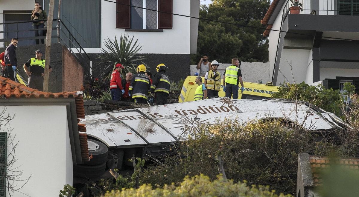Tragiczny wypadek autokaru z niemieckimi turystami na Maderze. Nie żyje 29 osób