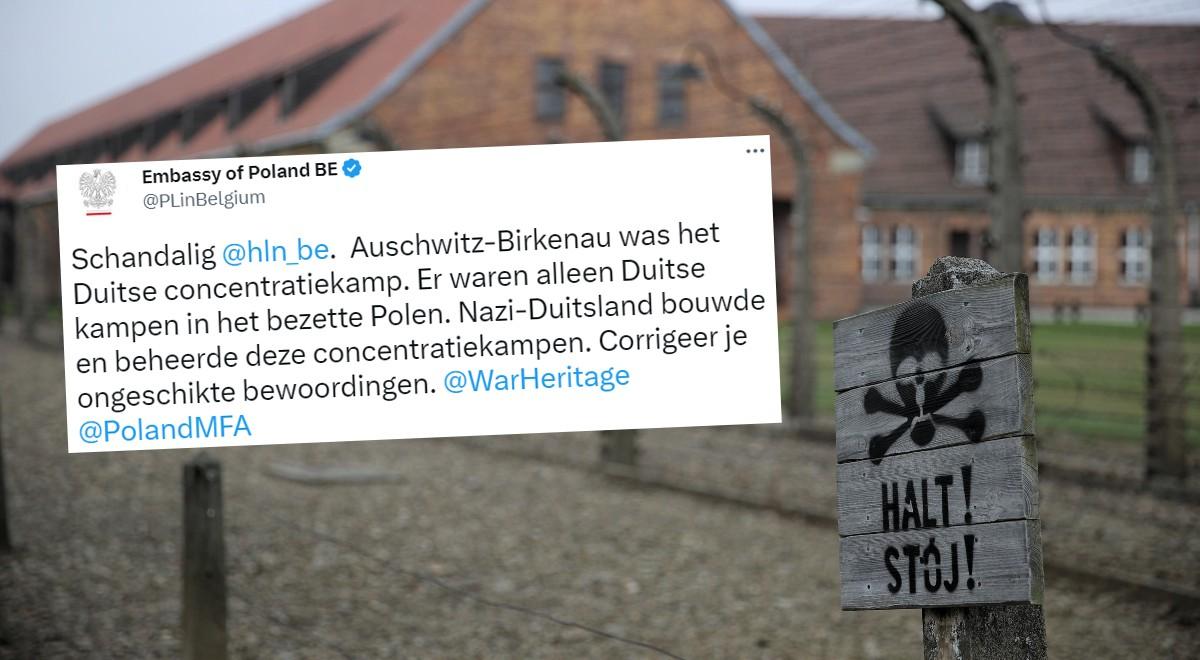 Belgijska gazeta o "polskim obozie Auschwitz". Ambasador RP: ignorancja i nieświadomość