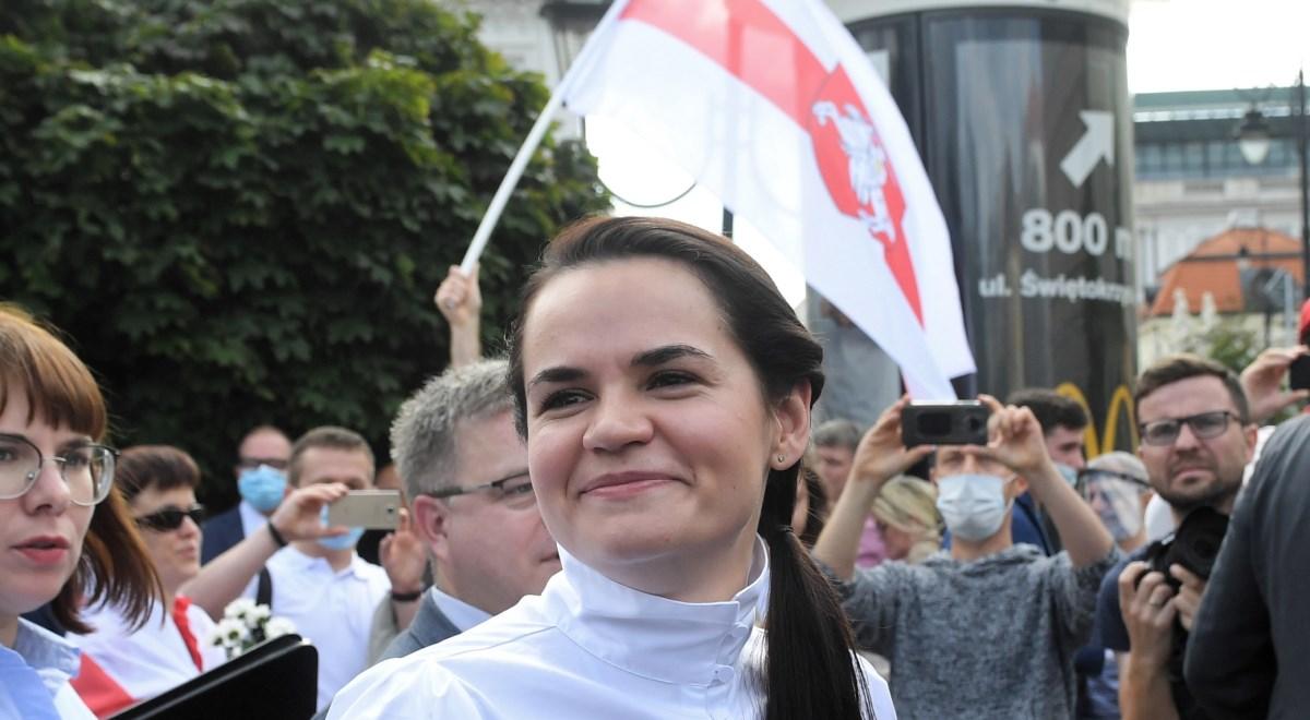 Polscy europosłowie chcą zaprosić Cichanouską do Brukseli. Napisali list do szefa PE