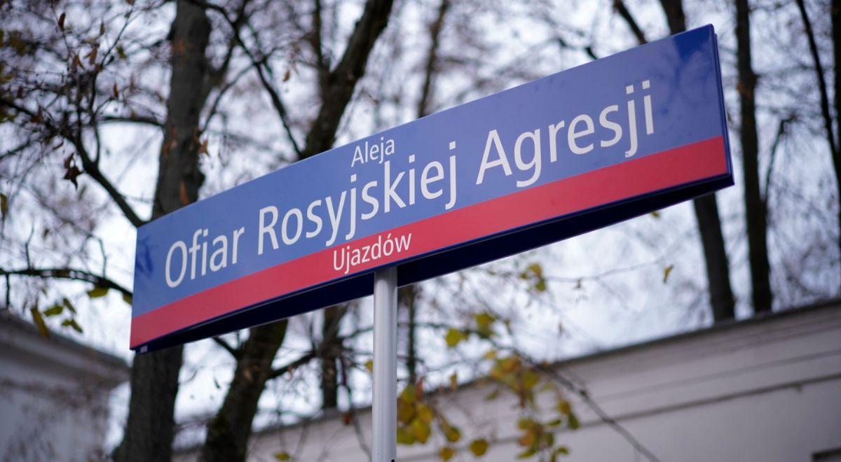 Warszawa: aleja przy ambasadzie Rosji zmienia nazwę na... "Ofiar Rosyjskiej Agresji". Wnioskował o to radny PiS