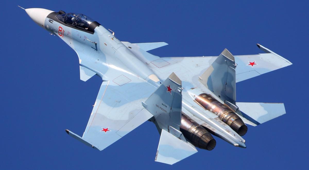 Rosyjskie myśliwce patrolowały granicę Białorusi. Element "sprawdzianu sił reagowania Państwa Związkowego"