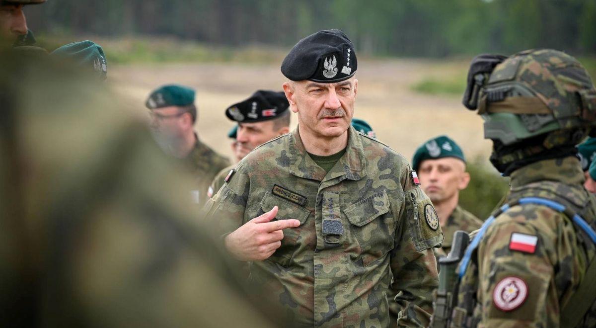 "Świetnie wykonane zadanie". Gen. Andrzejczak o reakcji polskiej armii na ekstremalne zjawiska ostatnich lat