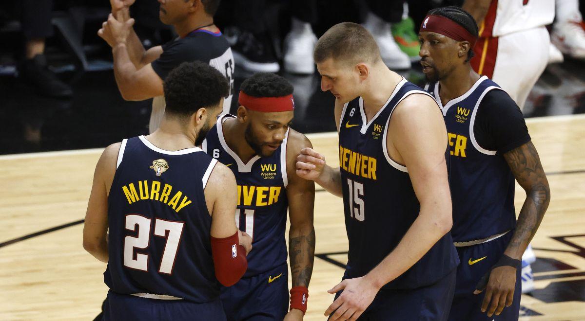 NBA: trzecia wygrana Denver Nuggets z Miami Heat. Ekipa Jokicia coraz bliżej historycznego tytułu