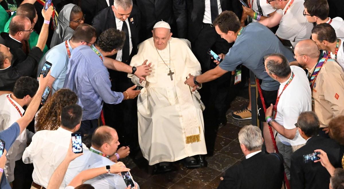 ŚDM w Lizbonie. Papież Franciszek spędzi cały dzień wśród młodych