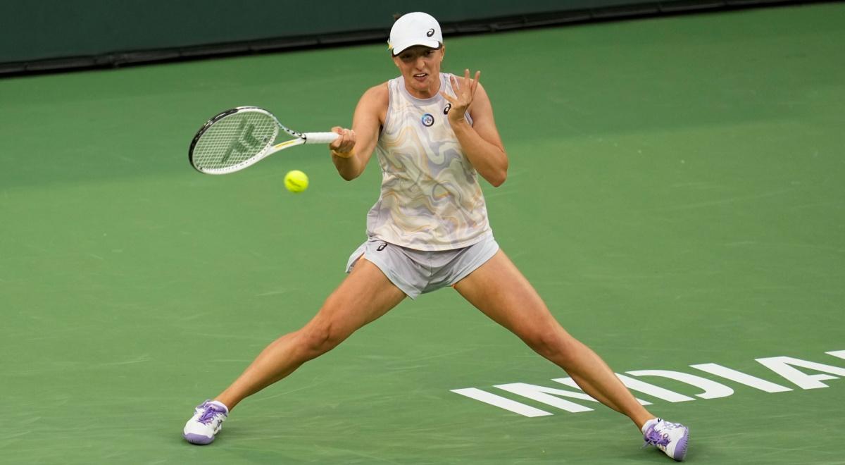 WTA Indian Wells: Iga Świątek - Bianca Andreescu. To nie był spacerek. Polka awansowała do 1/8 finału