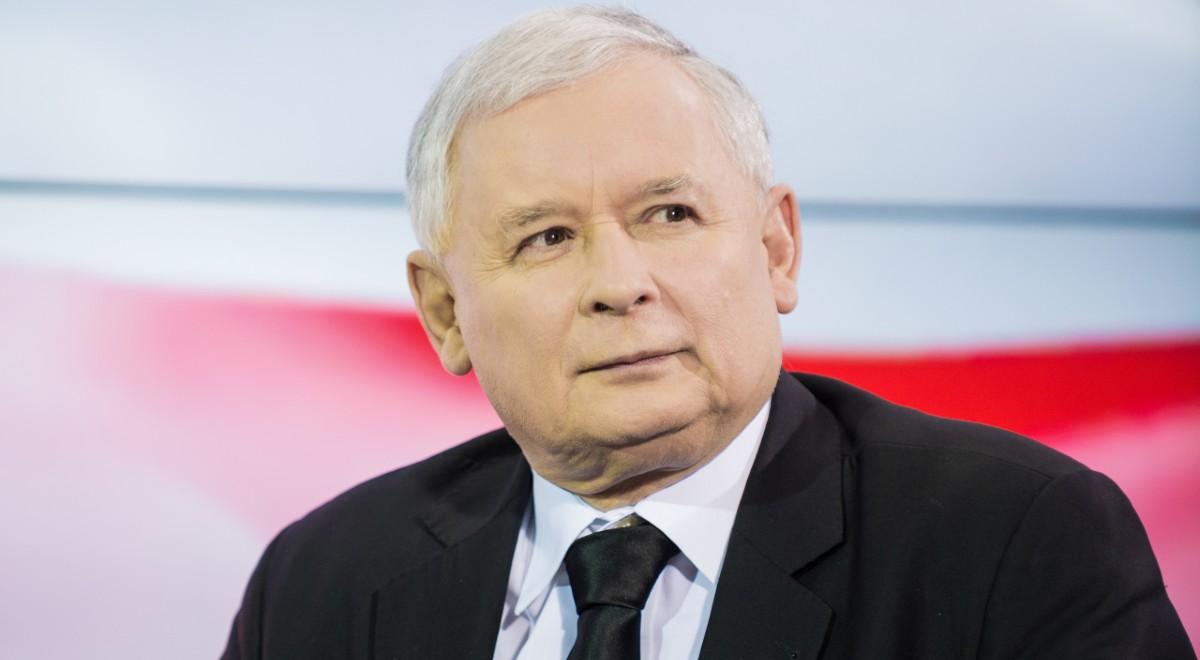 Jarosław Kaczyński z tytułem "Człowiek Wolności" tygodnika "Sieci"