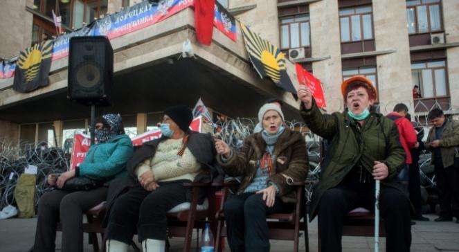 Separatyści w Doniecku ogłosili okupowany budynek terytorium Rosji