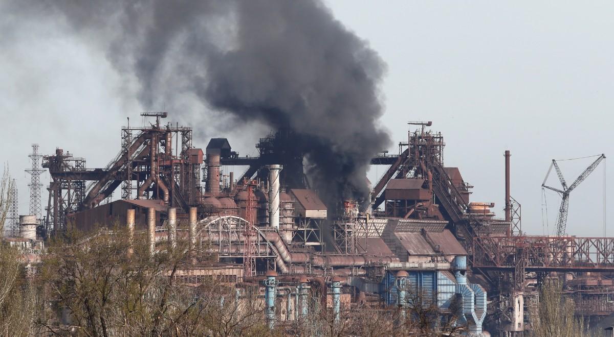 35 nalotów w ciągu doby. Rosjanie szturmują zakłady Azowstal w Mariupolu