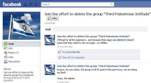 Na Facebooku apelowali o trzecią intifadę. Grupa zlikwidowana