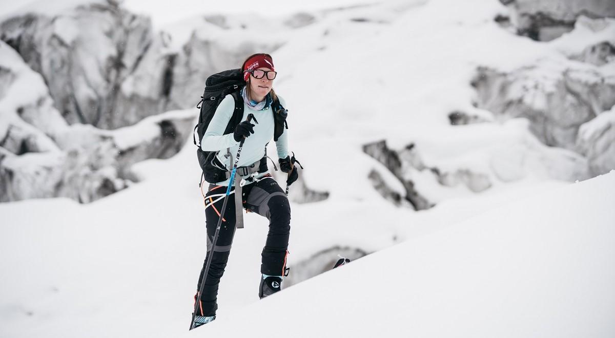 Anna Tybor zjechała na nartach z Broad Peak. Jest pierwszą kobietą, która tego dokonała 