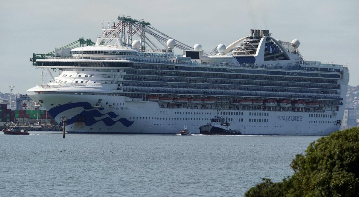 USA: "Grand Princess" przybił do portu w Oakland. Kilkunastu pasażerów ma koronawirusa