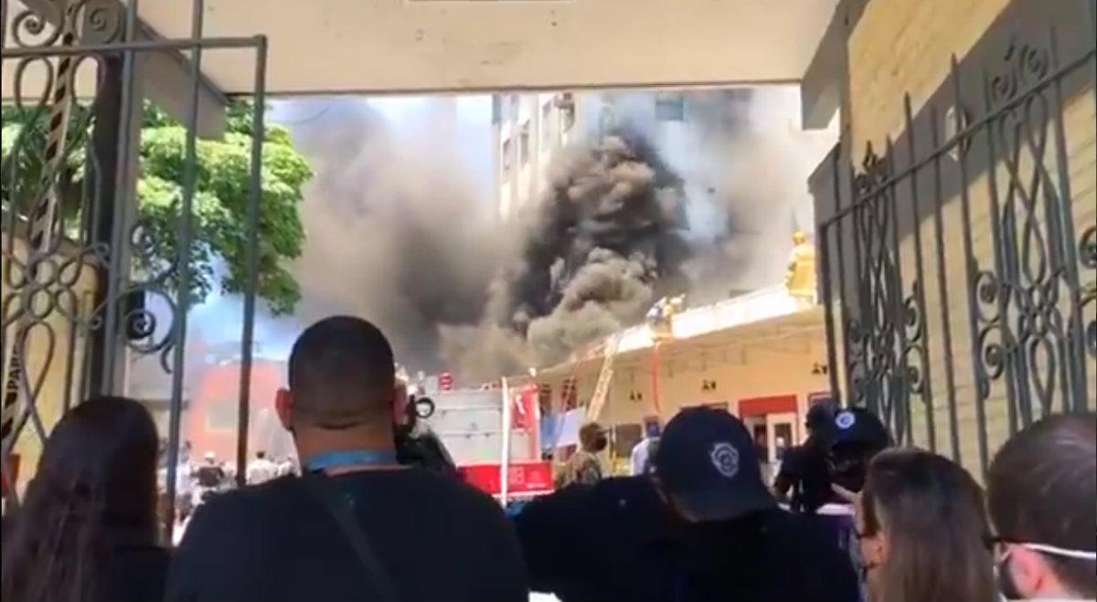 Pożar kliniki w Rio de Janeiro. Podczas ewakuacji zmarły dwie pacjentki