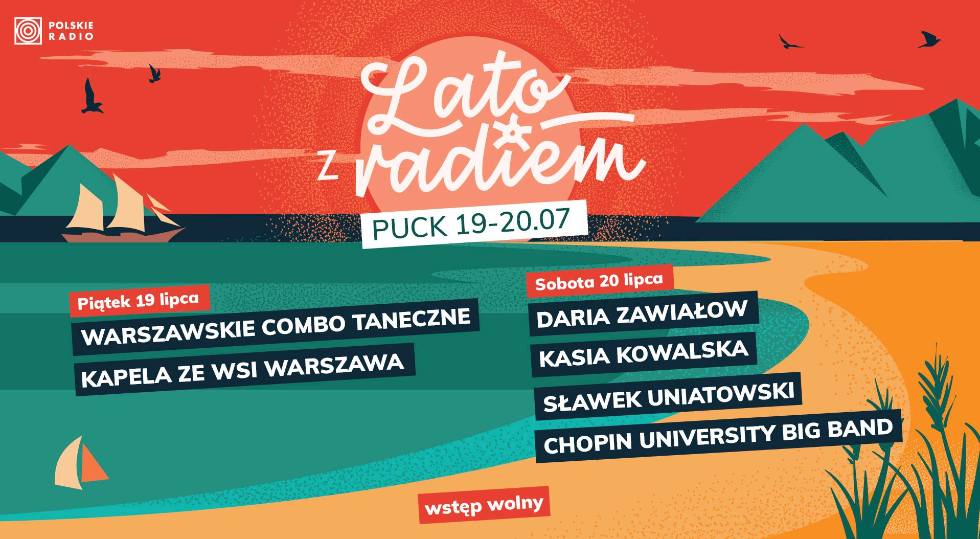 19 i 20 lipca Lato z Radiem Festiwal 2019 zagra w Pucku 
