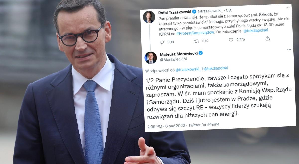 "Za stołem, nie na ulicy". Premier zaprasza Rafała Trzaskowskiego do rozmów o cenach energii