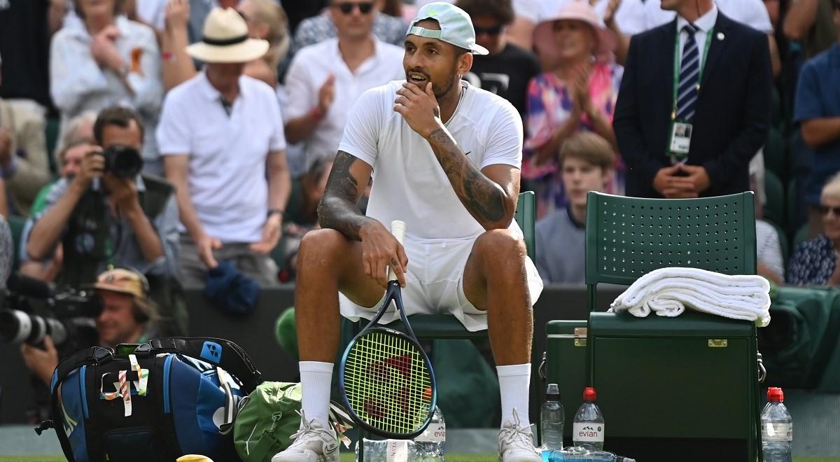 Wimbledon 2022: Nadal przeżywa dramat, Nick Kyrgios reaguje. "Inni zawodnicy, inne osobowości"