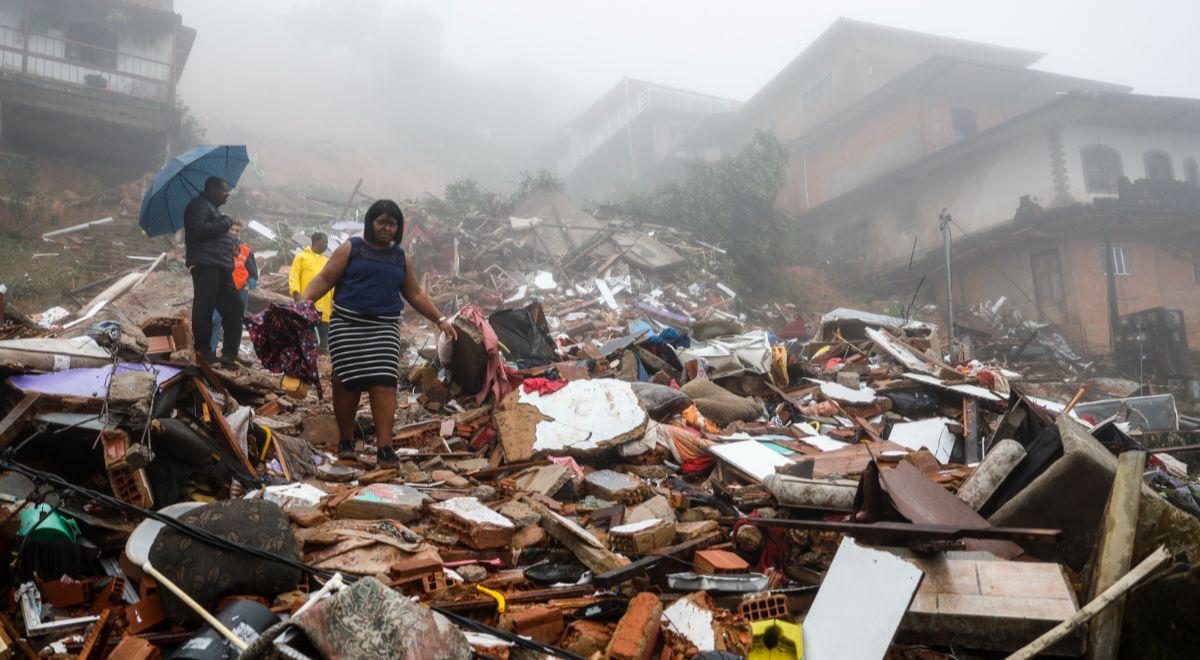 Tragiczne skutki ulewnych deszczów w Brazylii. Zginęło co najmniej kilkanaście osób