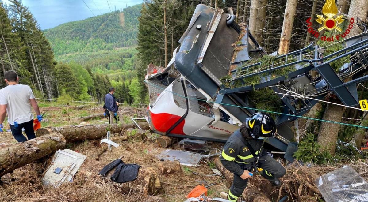 Runęła kolejka górska we włoskich Alpach. Zginęło kilkanaście osób