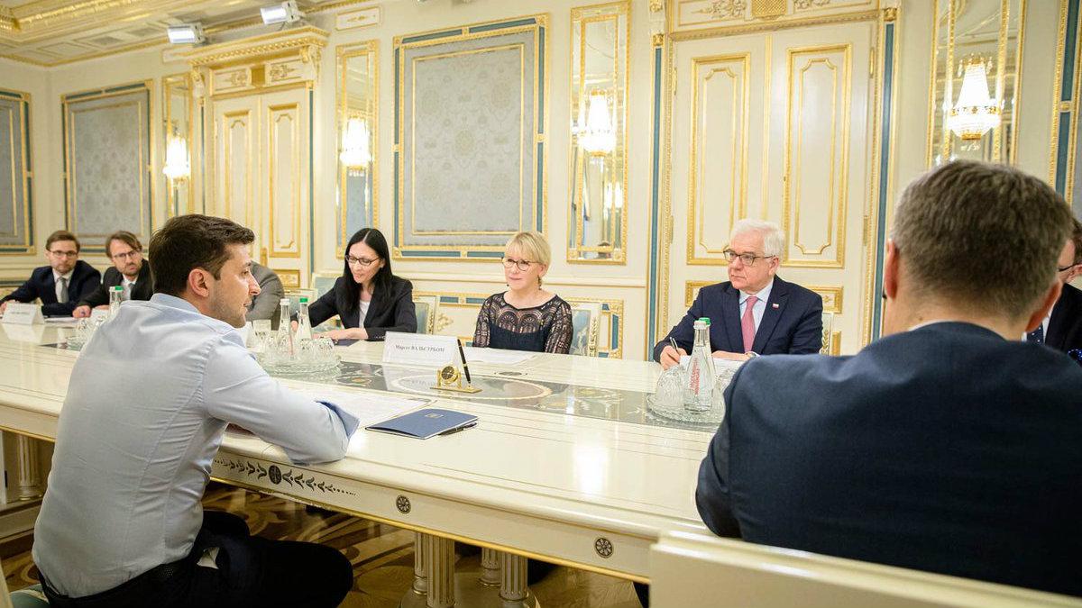 Jacek Czaputowicz z wizytą w Kijowie. Spotkanie z prezydentem Ukrainy