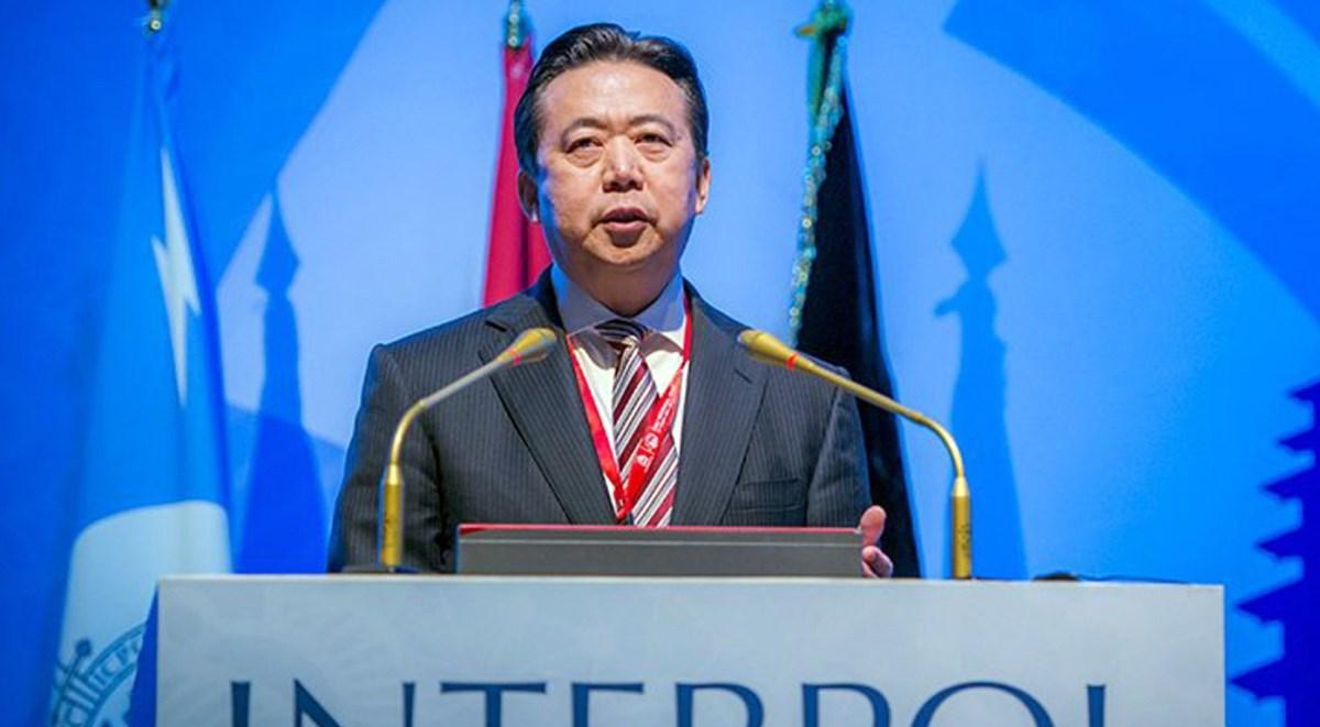 Chińskie władze: były szef Interpolu podejrzany o korupcję